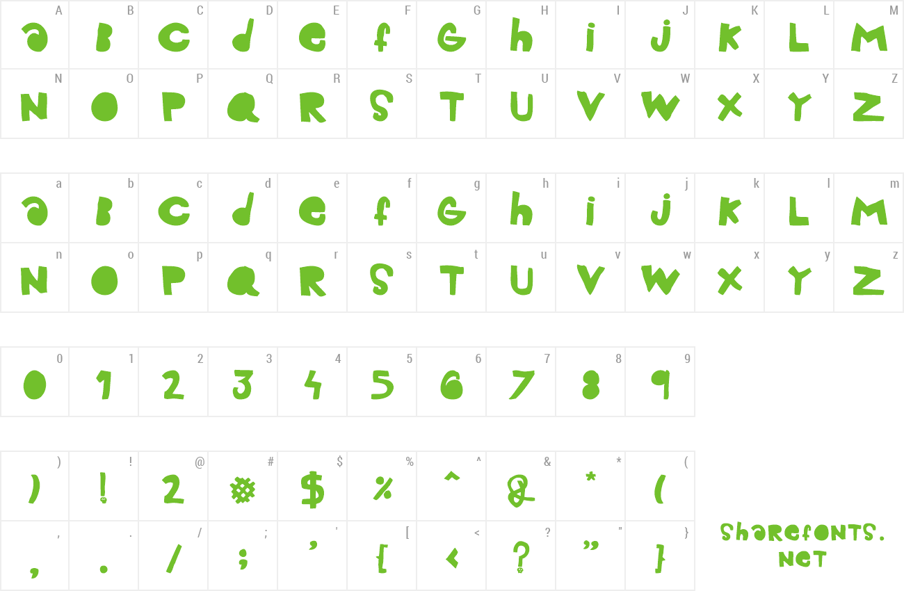 Font Woodcutter Hand 2015 preview